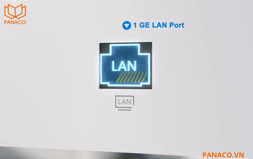 RG-RAP1201 tích hợp sẵn cổng Gigabit Uplink và cổng LAN riêng