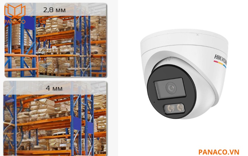 DS-2CD1347G3H-LIU_SRB hỗ trợ nhiều lựa chọn ống kính