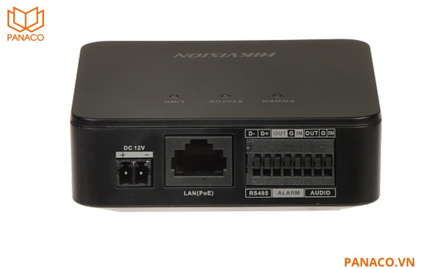 DS-2CD6425G1-30 hỗ trợ cổng báo động và âm thanh chuyên nghiệp