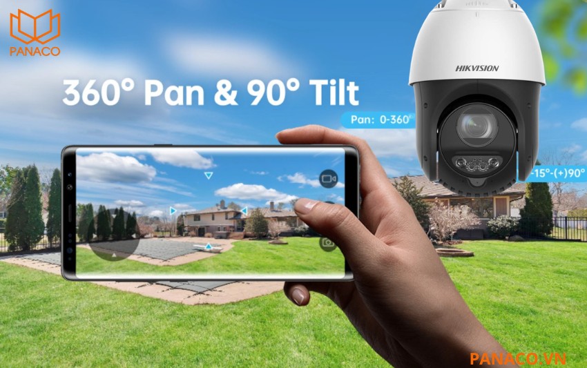 DS-2DE4215IWG1-EHUN là camera quay quét 360 độ