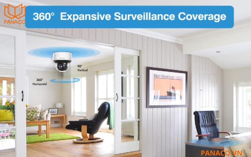 DS-2DE4A225IWG1-E là camera quay quét 360° không bỏ sót điểm mù