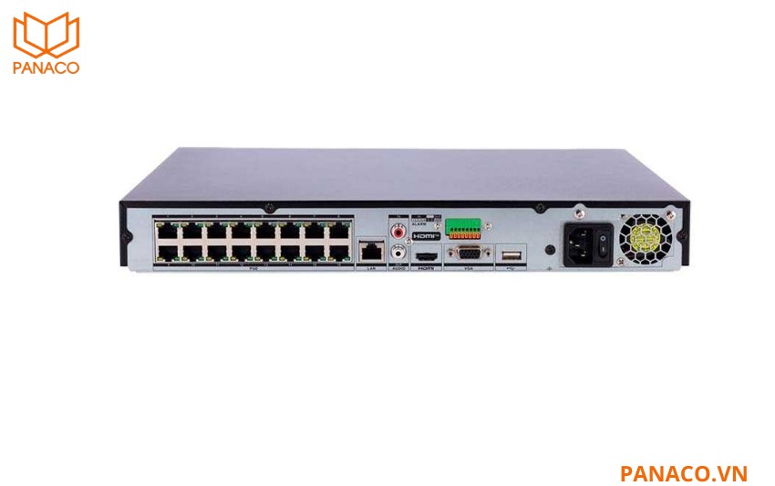DS-7632NXI-K2_16P tích hợp 16 cổng PoE triển khai nhanh chóng