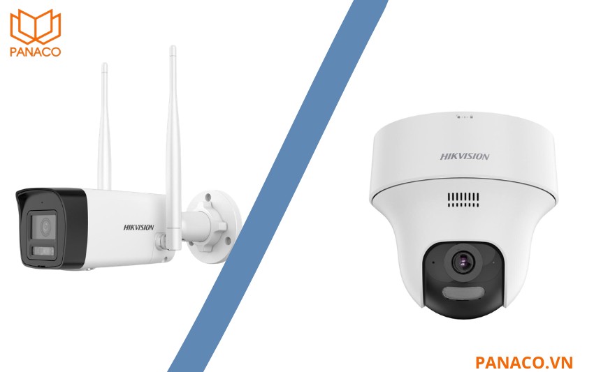 DS-J142I_NKS422W02H kết hợp giữa camera thân và camera quay quét