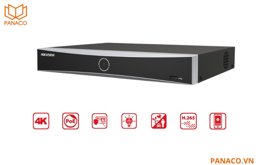 Đầu ghi NVR PoE Hikvision DS-7608NXI-K1/8P