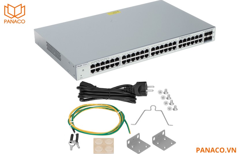 Full bộ switch 48 cổng Ruijie Reeye RG-NBS5100-48GT4SFP