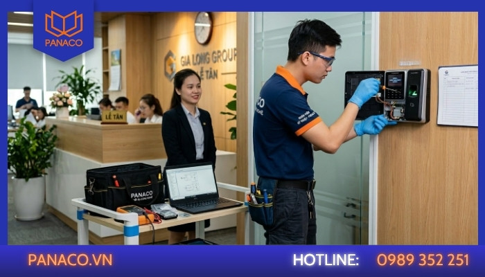 Giới thiệu về dịch vụ lắp đặt máy chấm công Tây Ninh của Panaco