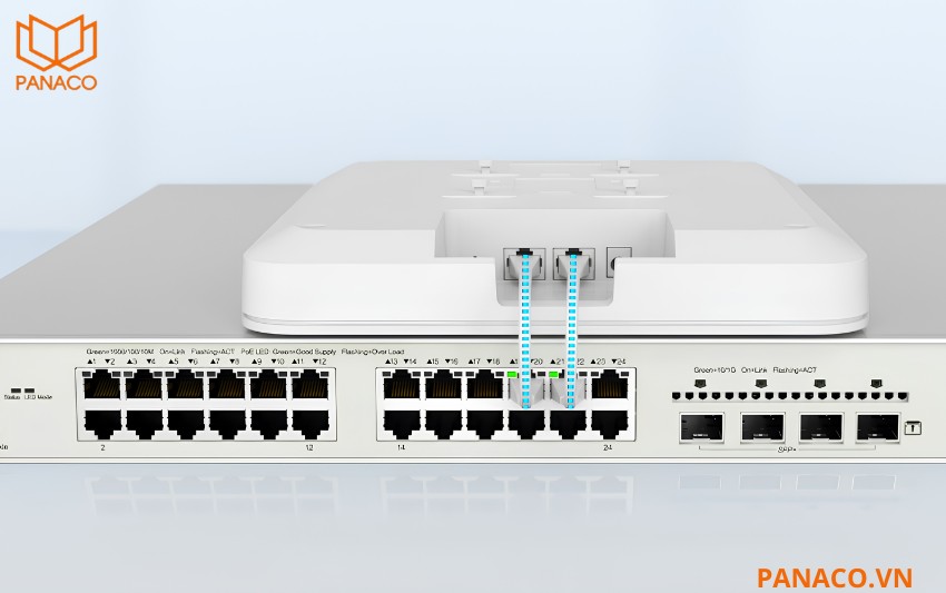 RG-NBS5100-24GT4SFP-P duy trì kết nối ổn định trong thời gian dài