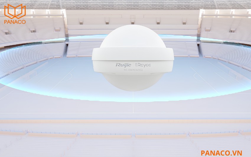 RG-RAP6262(G) vận hành song song trên băng tần 2.4GHz và 5GHz