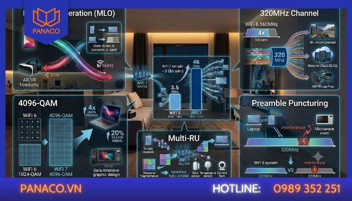 Những công nghệ nổi bật trên WiFi 7