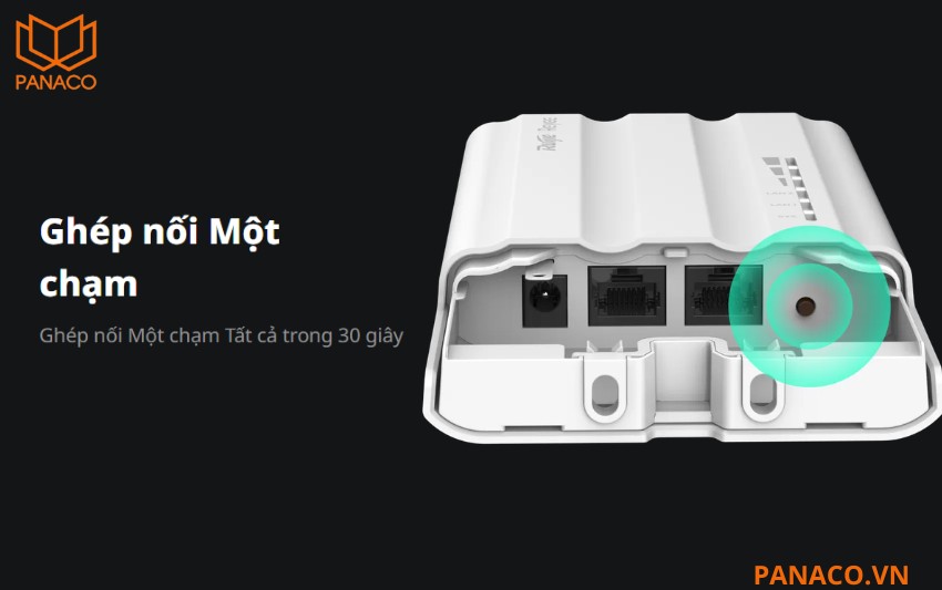RG-AirMetro550G-B hỗ trợ cấp nguồn PoE hoặc nguồn DC linh hoạt