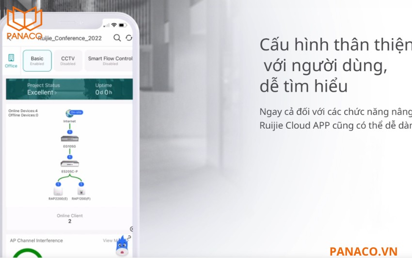 RG-EG210G-P-V3 Quản lý tập trung mọi lúc mọi nơi qua Ruijie Cloud