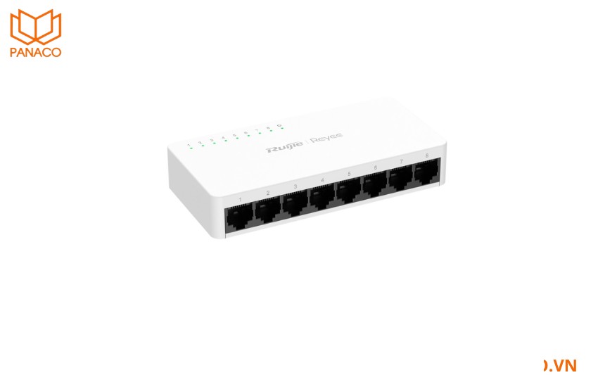 RG-ES08G-L thiết kế 8 cổng Gigabit