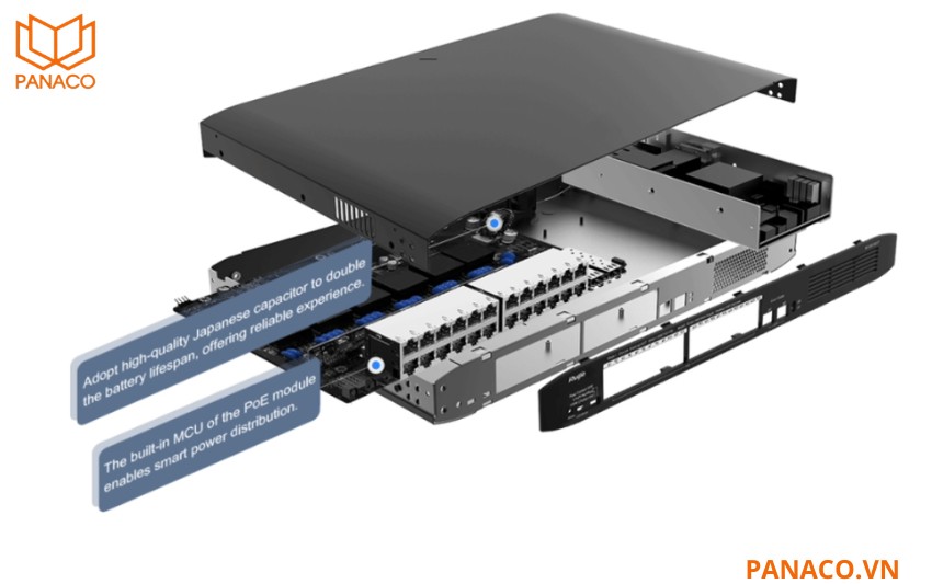 RG-ES126FGS-P thiết kế phần cứng chất lượng cao hoạt động bền bỉ