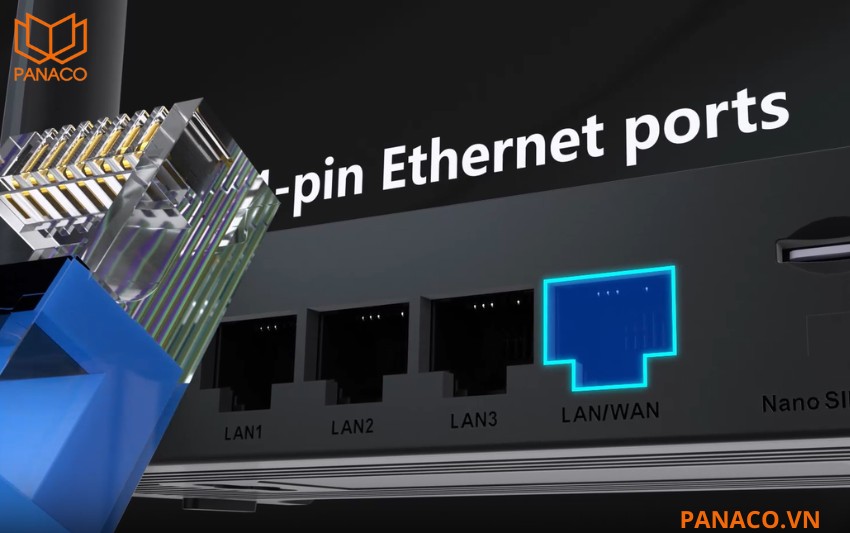 RG-EW300T thiết kế hệ thống cổng mạng đa dạng
