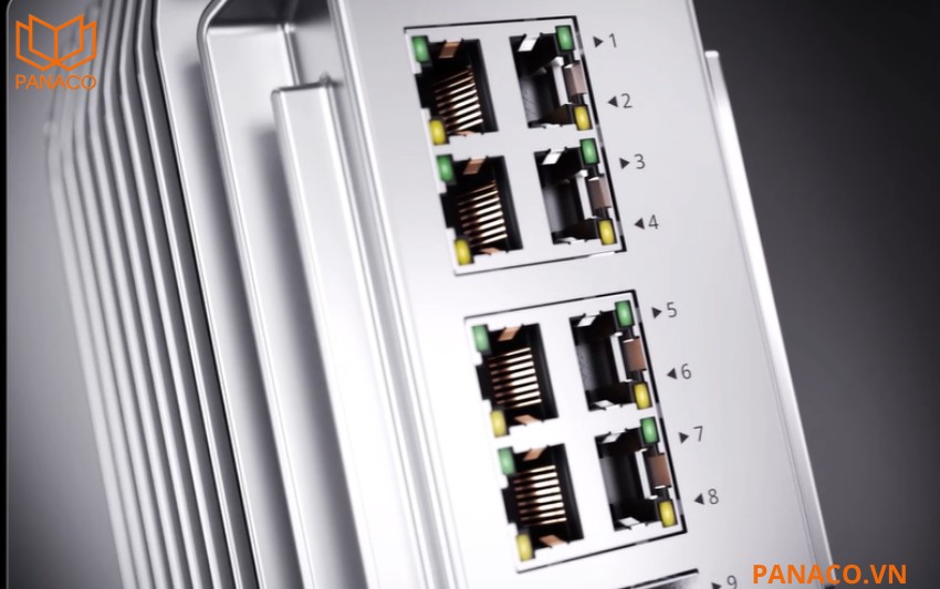 RG-NIS3100-8GT2SFP-HP trang bị 8 cổng Gigabit PoE+