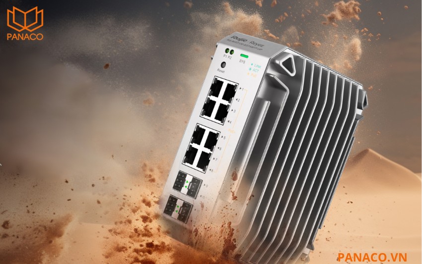 RG-NIS3100-8GT4SFP-HP thiết kế chống bụi IP40