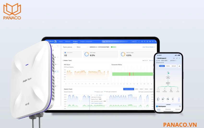 RG-RAP6260(G) quản lý từ xa bằng Ruijie Cloud miễn phí