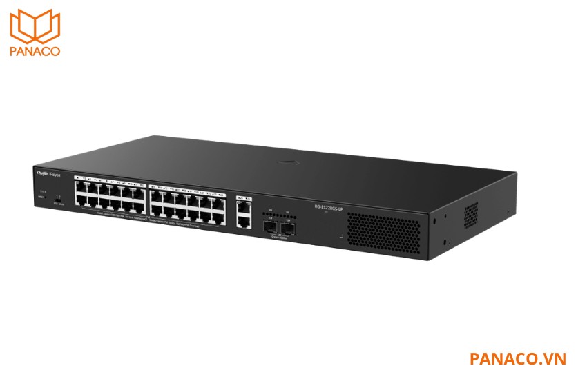 Smart Managed PoE Switch 28 cổng Reyee RG-ES228GS-LP