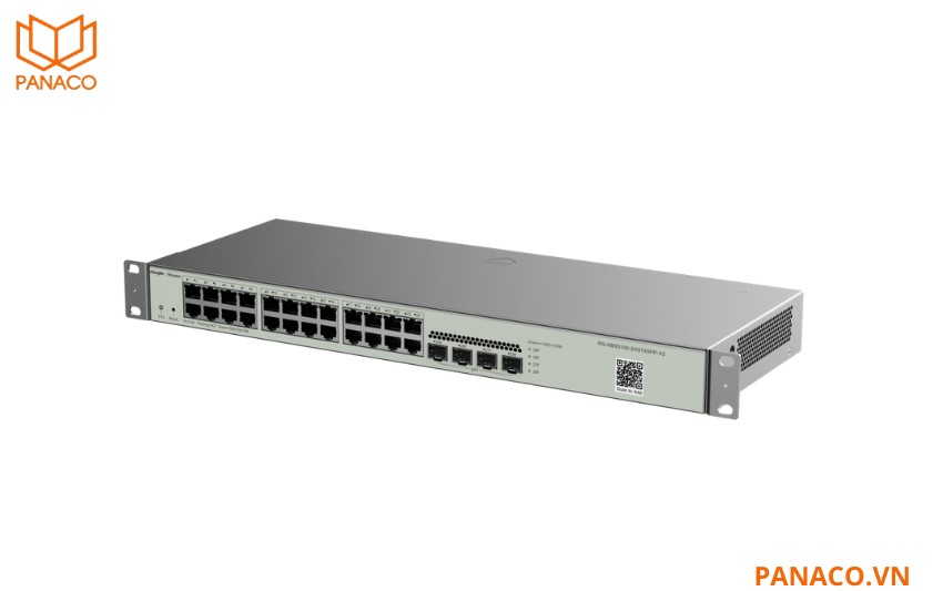 Switch 24 Cổng RUIJIE REYEE RG-NBS3100-24GT4SFP-V2