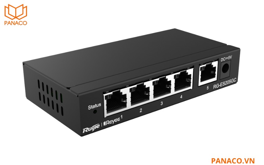Switch 5 Cổng Ruijie Reyee RG-ES205GC