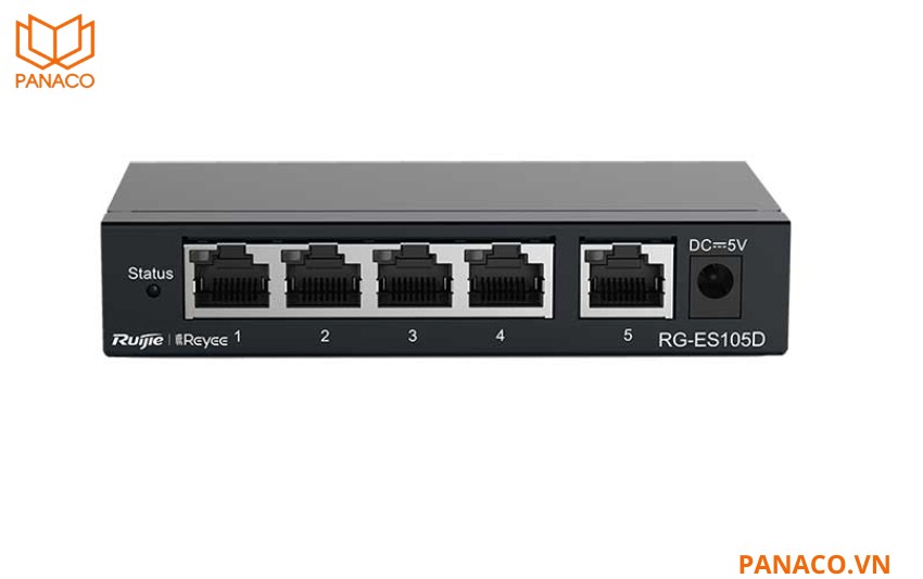 Switch 5 cổng 10/100/1000 BASE-T Ruijie Reeye RG-ES105GD