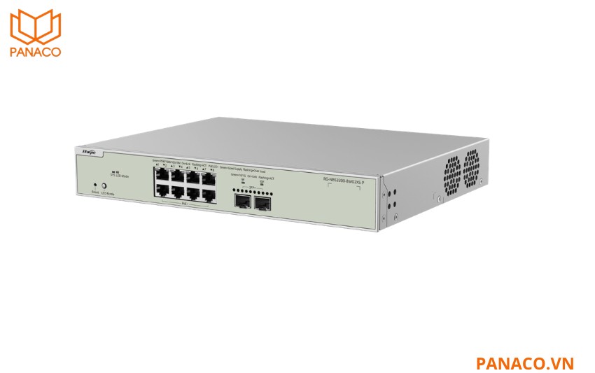 Switch 8 Port 2.5G PoE+ Ruijie Reyee RG-NBS3300-8MG2XS-P