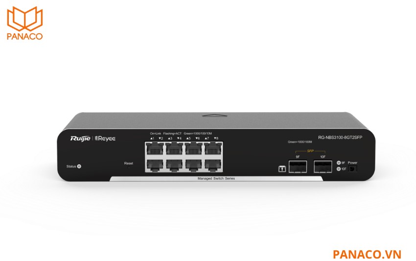 Switch 8 cổng RUIJIE REEYE RG-NBS3100-8GT2SFP