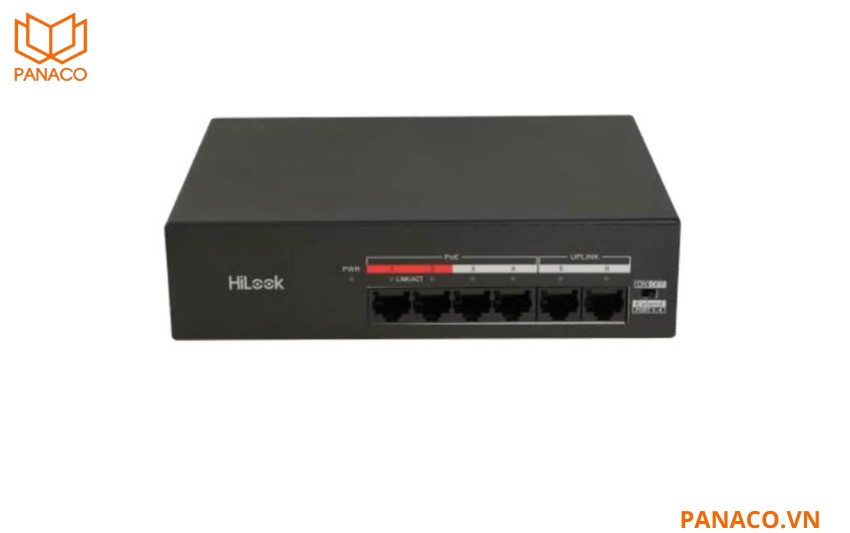 Switch POE 4-Port 10/100Mbps DS-3E0106MP-35