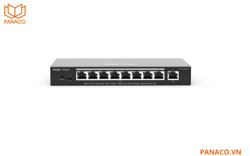 Switch POE 9 cổng Ruijie Reyee RG-ES209GC-P