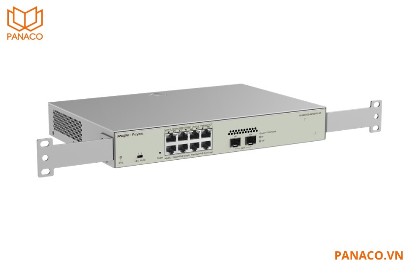 Switch PoE 8 cổng Ruijie RG-NBS3100-8GT2SFP-P-V2