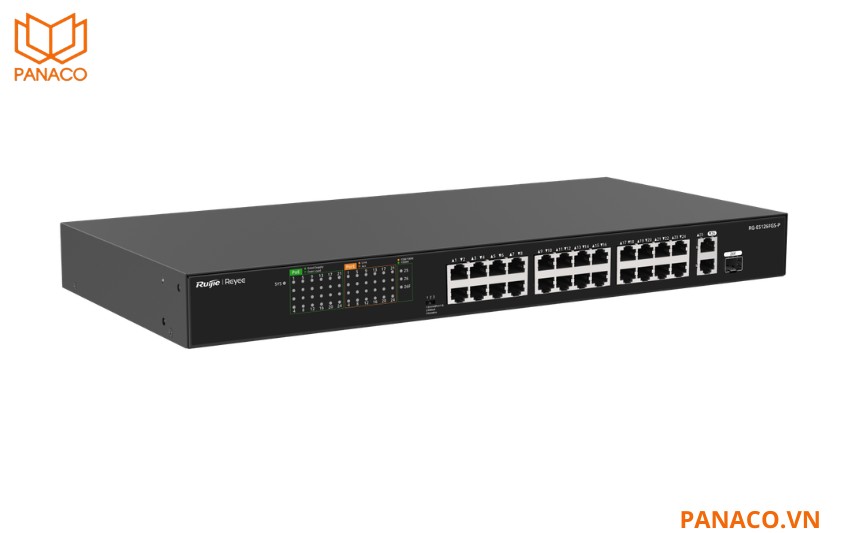 Switch Unmanaged 26 Port Ruijie Reyee RG-ES126FGS-P