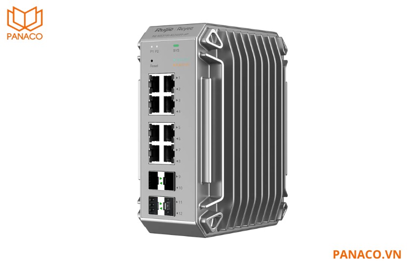 Switch công nghiệp 8 cổng Reyee RG-NIS3100-8GT4SFP-HP
