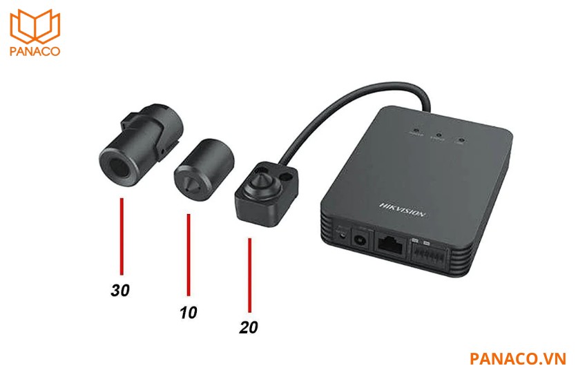 DS-2CD6425G1-10 thiết kế đầu ống kính mã L10 với tiêu cự cố định 3.7mm