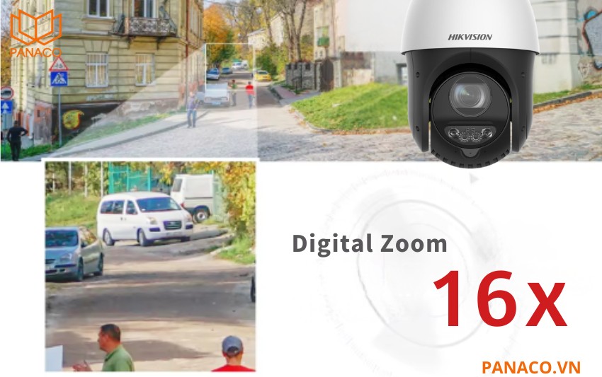 DS-2DE4215IWG1-E hỗ trợ zoom kỹ thuật số 16X