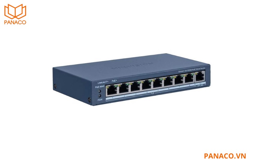 8-Port PoE switch Hikvision DS-3E0409P-EI/M