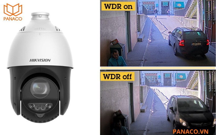 DS-2DE4415IWG1-EHUN hỗ trợ công nghệ chống ngược sáng WDR