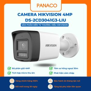 Camera Hikvision 4MP DS-2CD3041G3-LIU