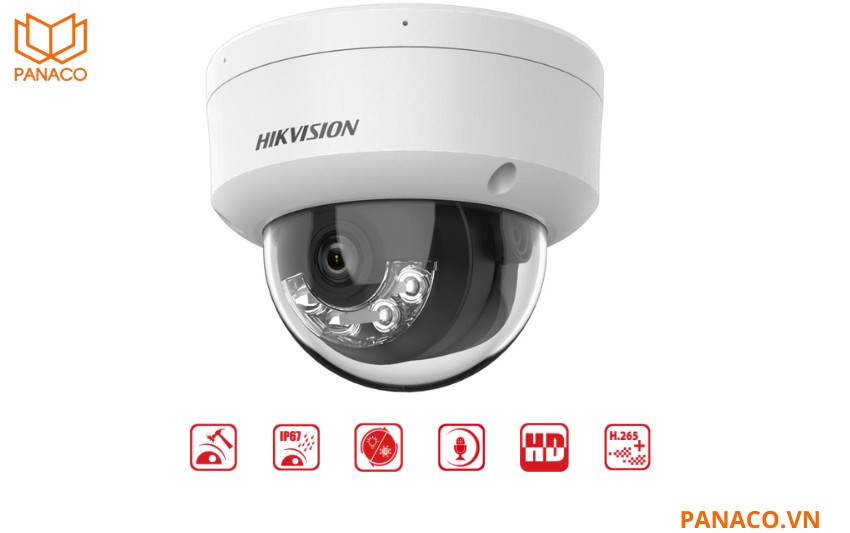 Camera IP 2MP Hikvision DS-2CD1123G2-LIU