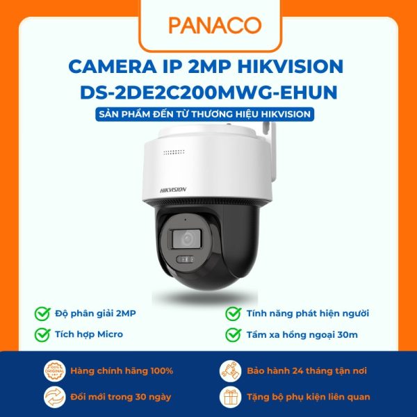 Camera IP 2MP Hikvision DS-2DE2C200MWG-EHUN