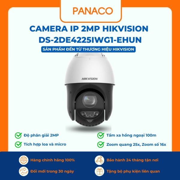Camera IP 2MP Hikvision DS-2DE4225IWG1-EHUN