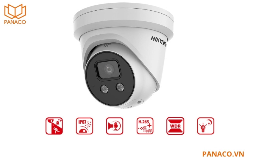 Camera IP 4MP Hikvision DS-2CD2346G2-ISU/SLHUN