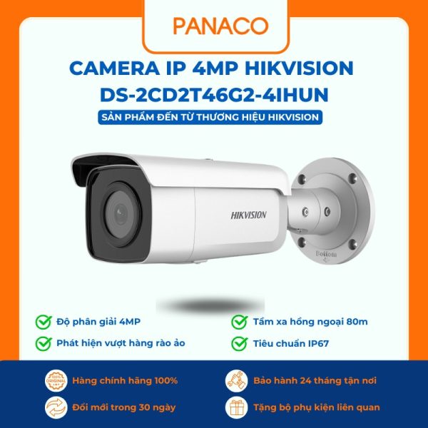 Camera IP 4MP Hikvision DS-2CD2T46G2-4IHUN
