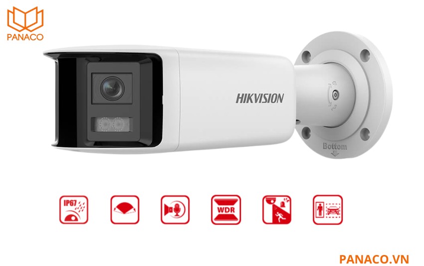 Camera IP 4MP Hikvision DS-2CD2T46G2P-ISU/SLHUN