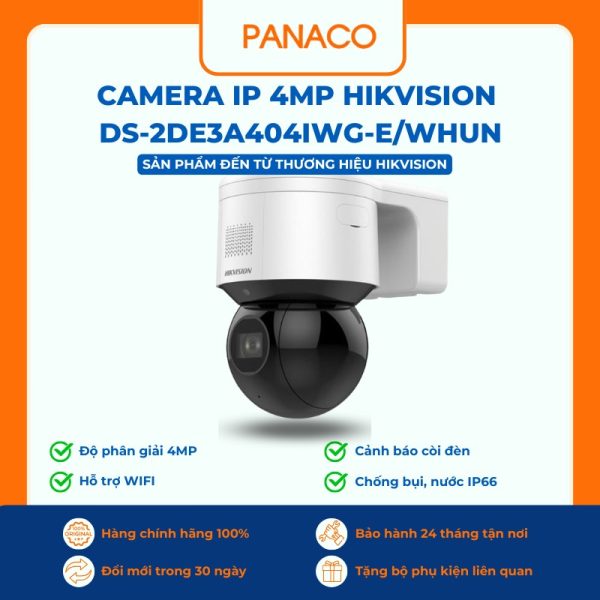 Camera IP 4MP Hikvision DS-2DE3A404IWG-E_WHUN