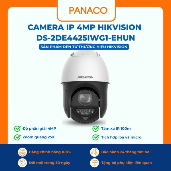 Camera IP 4MP Hikvision DS-2DE4425IWG1-EHUN