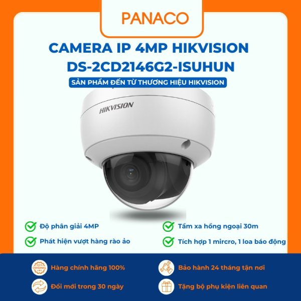 Camera IP 4MP hikvision DS-2CD2146G2-ISUHUN