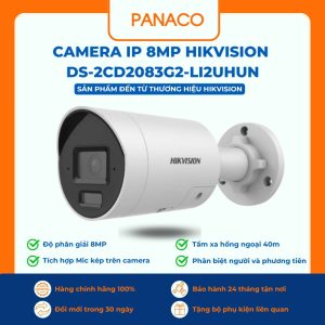 Camera IP 8MP Hikvision DS-2CD2083G2-LI2UHUN