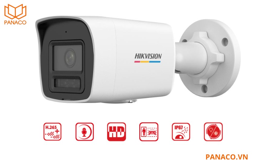 Camera IP Hikvision Colorvu DS-2CD1067G2H-LIU