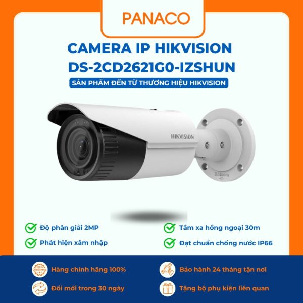 Camera IP Hikvision DS-2CD2621G0-IZSHUN