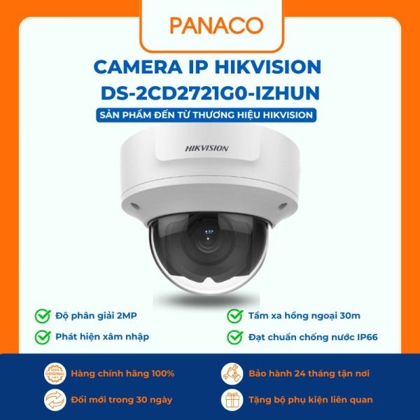 Camera IP Hikvision DS-2CD2721G0-IZHUN